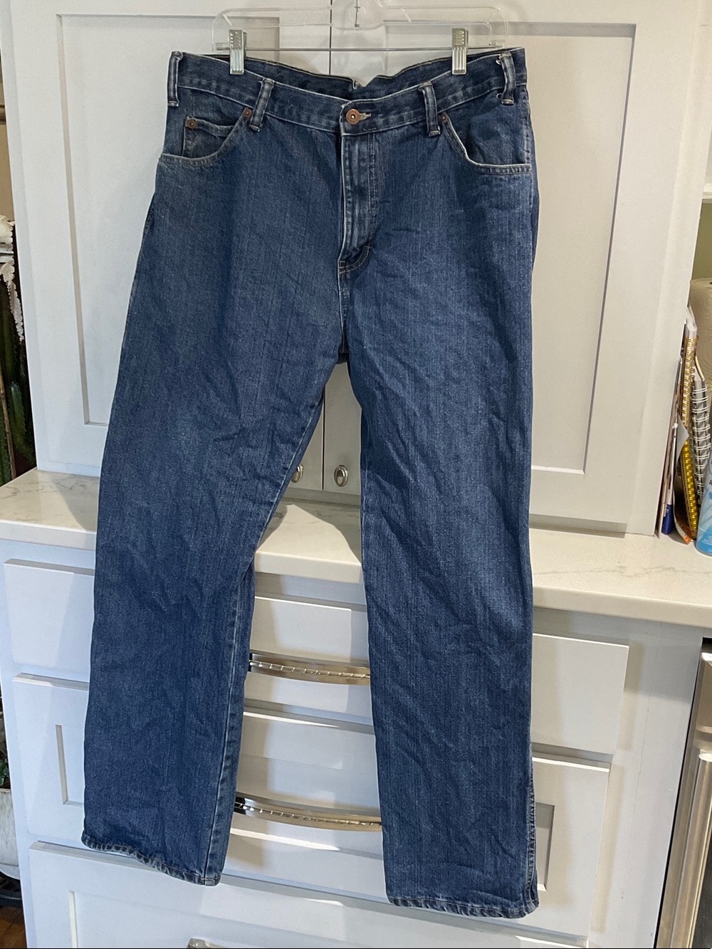 Dickies Men's Straight Blue Denim Jeans - Classic Fit